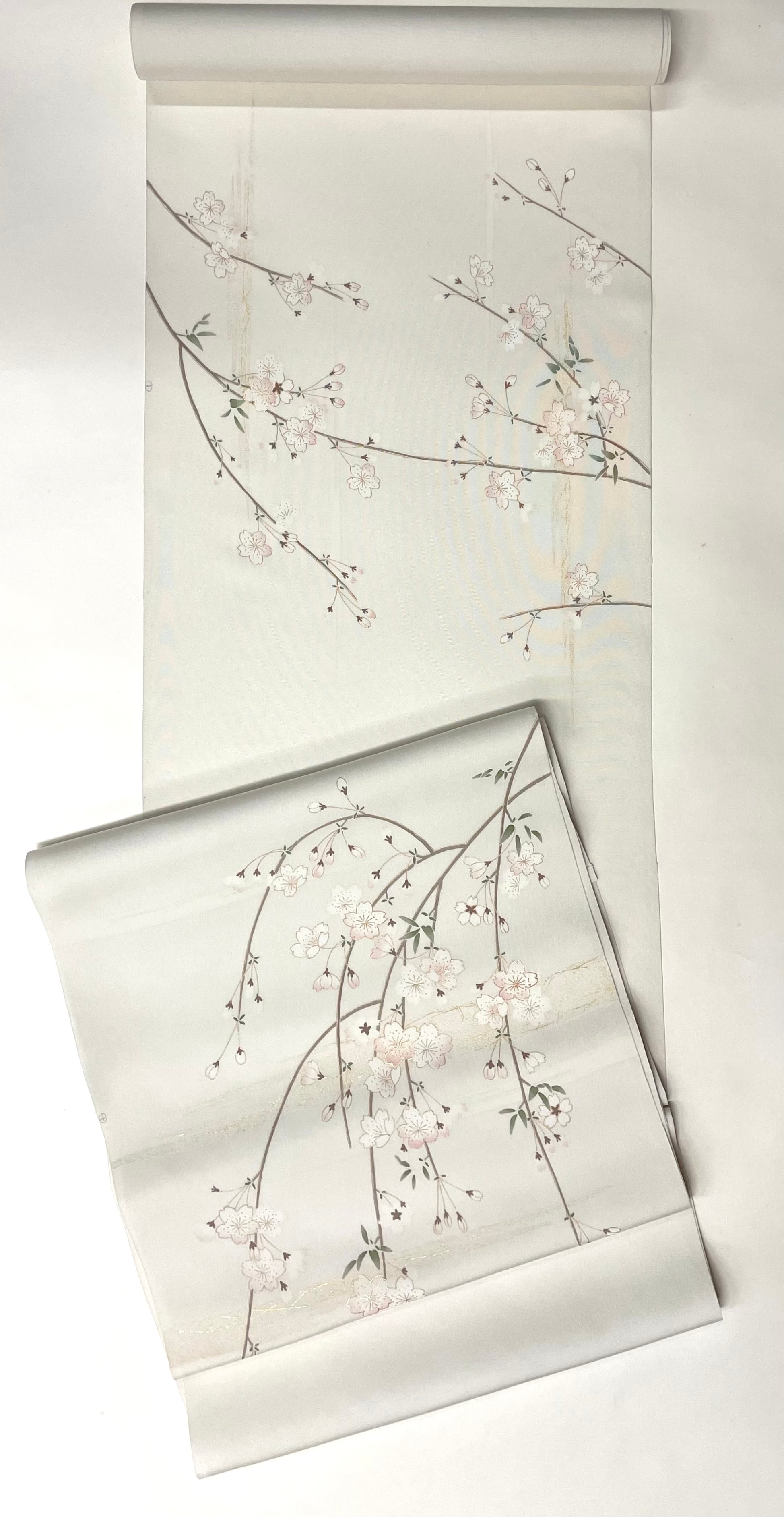 塩瀬名古屋帯(しだれ桜) | kimonogallery晏 塩瀬名古屋帯(しだれ桜) | kimonogallery晏