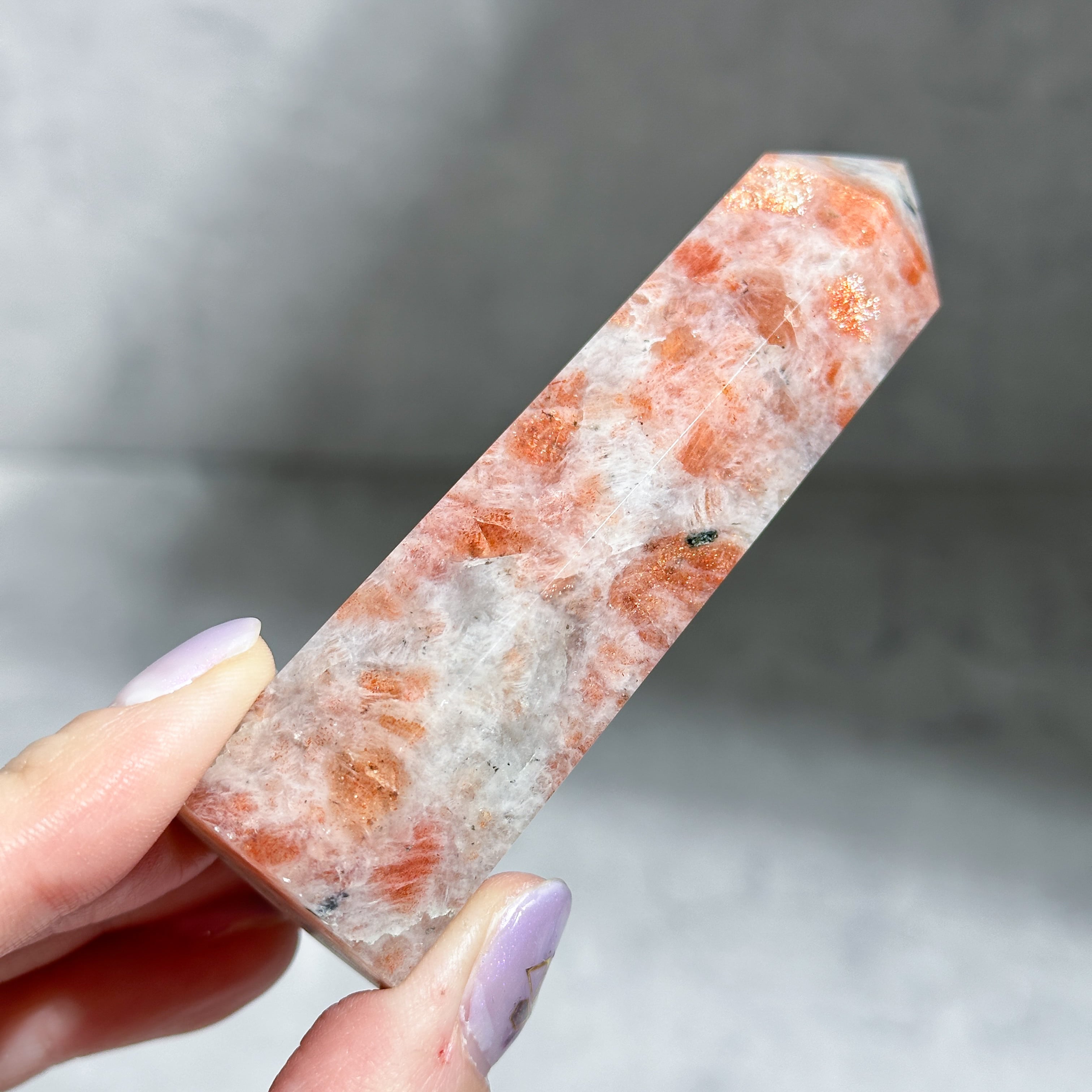 サンストーン タワー23◇Sun Stone◇ 天然石・鉱物・パワーストーン