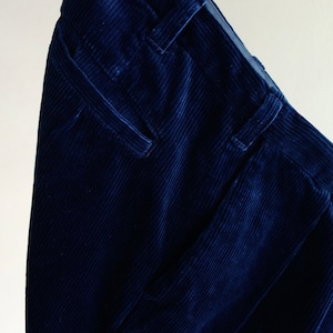 frenchtowtuck indigocorduroy pants