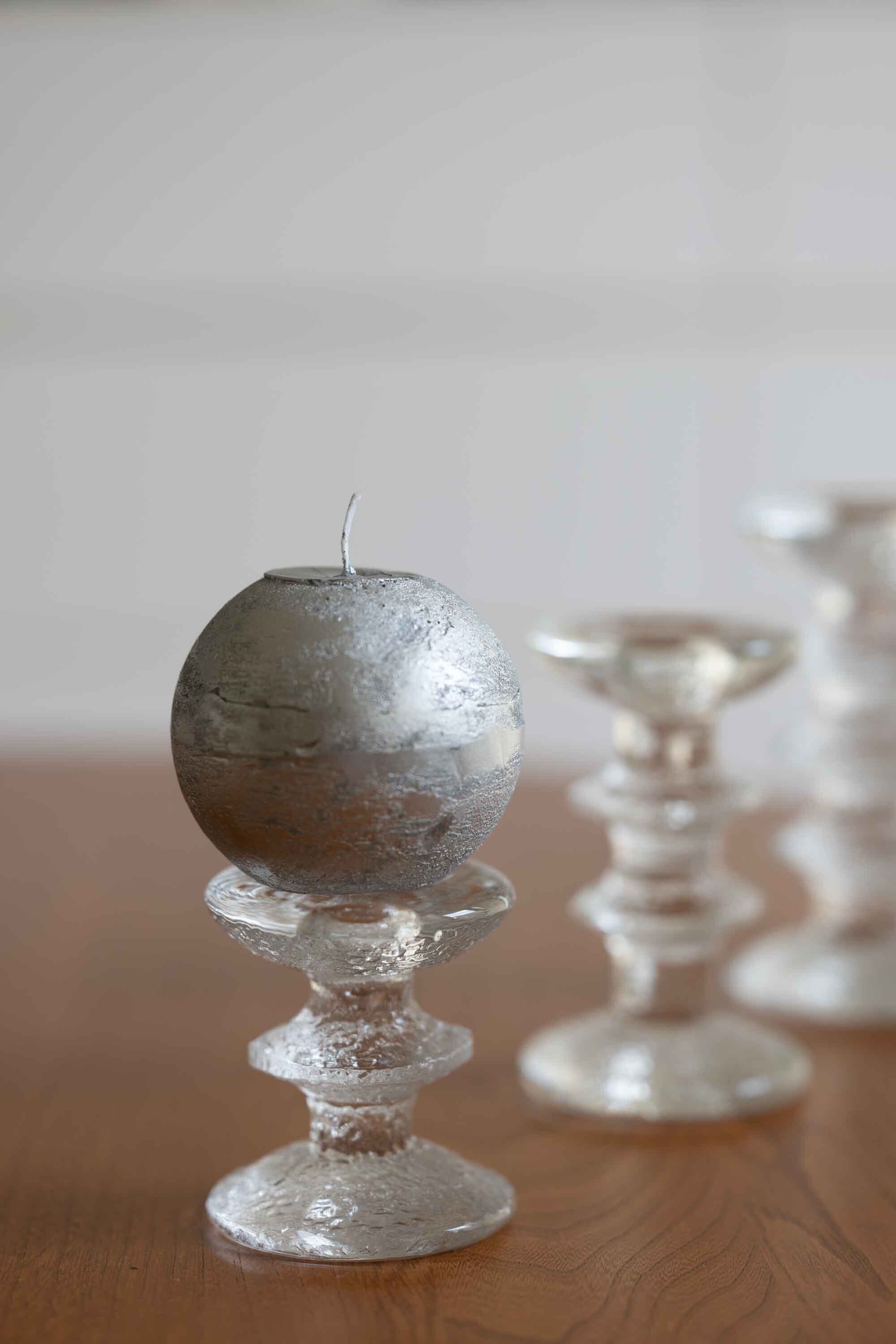 イッタラ (iittala) Finland キャンドルホルダー Festivo(ラテン語で祝祭や休日の意)ティモ サルパネヴァ (Timo Sarpaneva) デザイン1966年 キャンドルホルダー 1リング