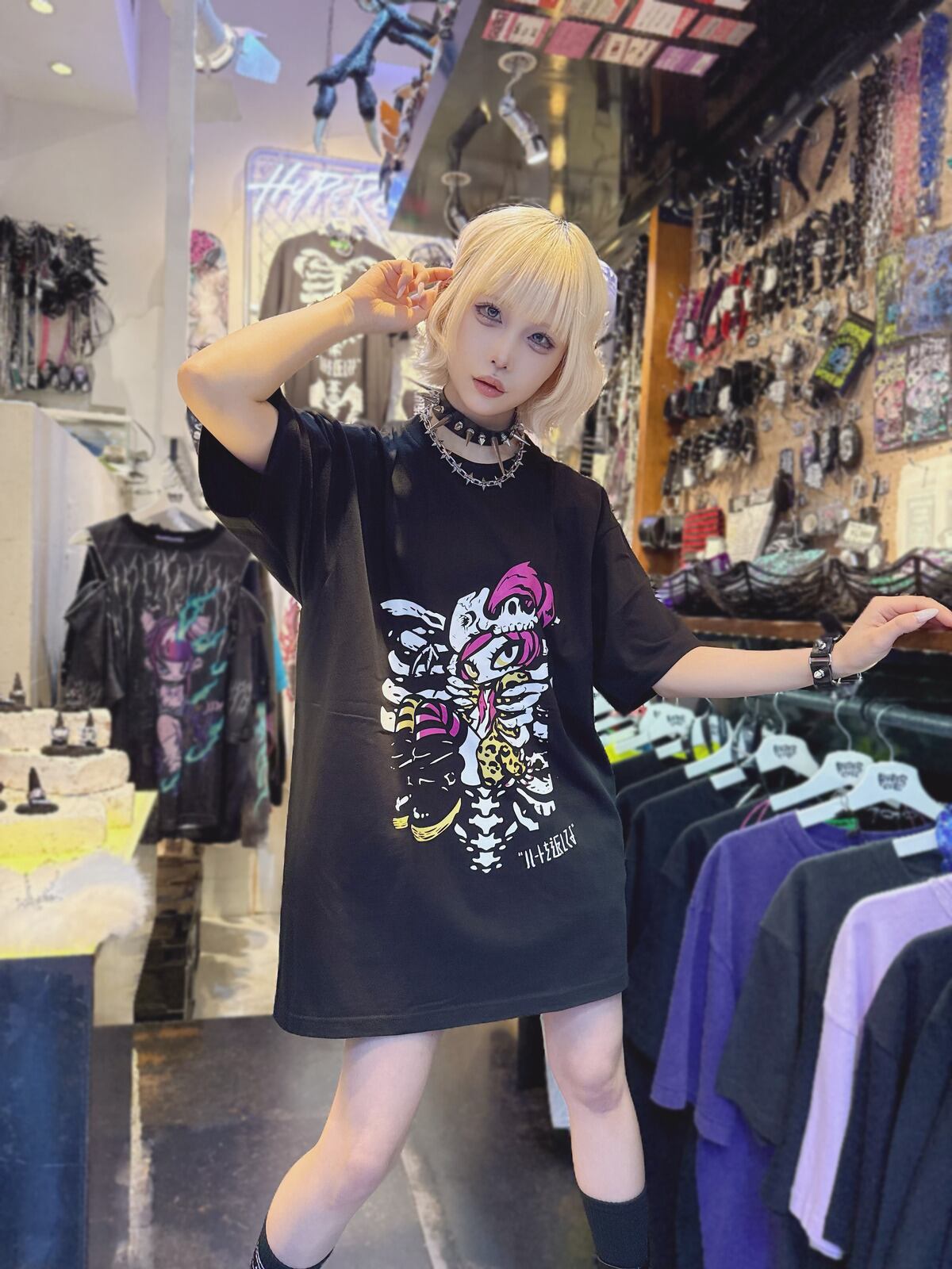 ハートを返してよ-THE GAME- Tシャツ / ブラック（HCT-447） | HYPER CORE