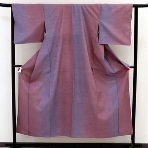ぼかし模様・紬・着物・No.171002-32・梱包サイズ60