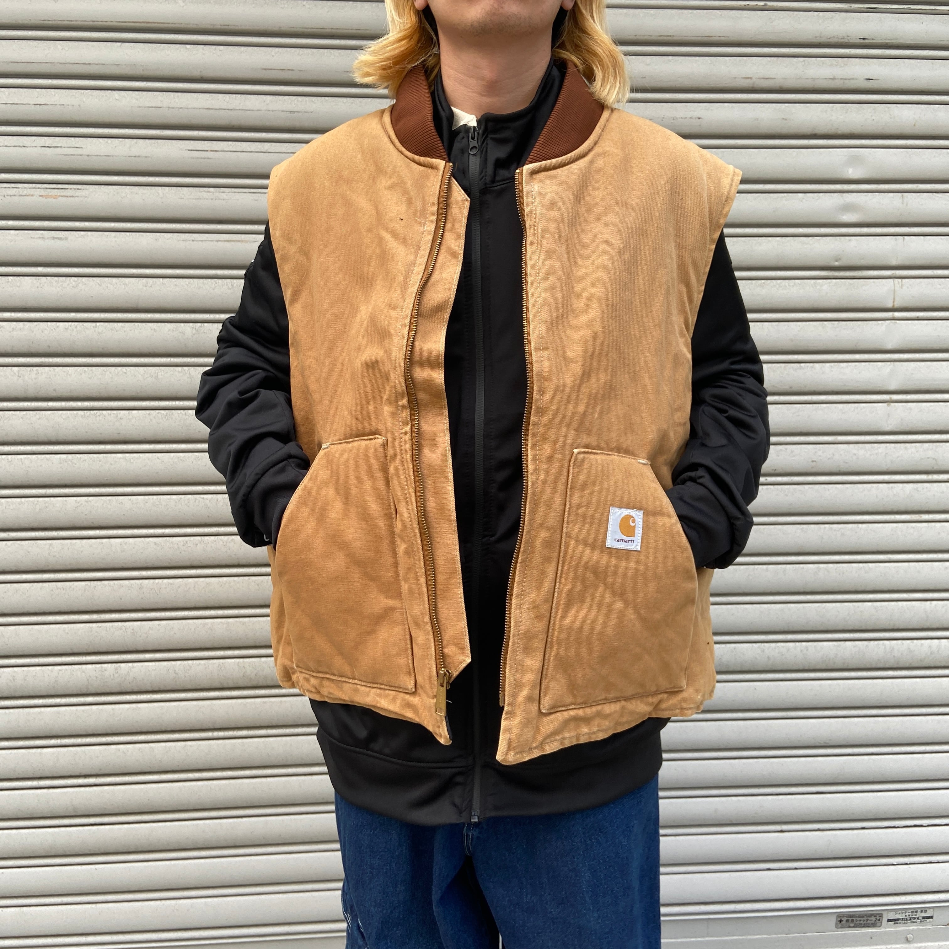 Carhartt ブラウン　ベスト