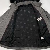 レノマ オム renoma HOMME ヘリンボーン フード付き ダウンジャケット サイズ M /メンズ