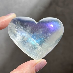 エンジェルオーラクォーツ ハート82♡Angel Aura Quartz♡天然石・鉱石・パワーストーン