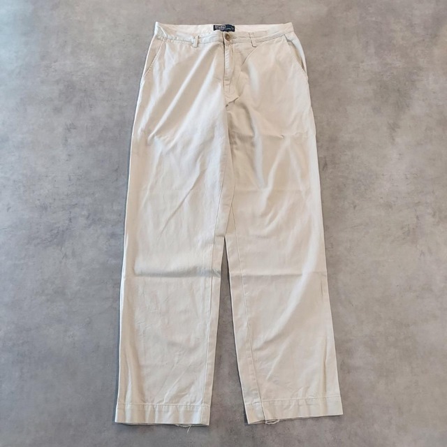 ポロバイ ラルフローレン W33 ポロチノ チノパン 古着 ベージュ 16695
