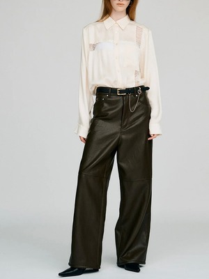 【26AW | WOMEN】PRANK PROJECT プランクプロジェクト / レースシャツ / Random Lace Shirt. 31262315601