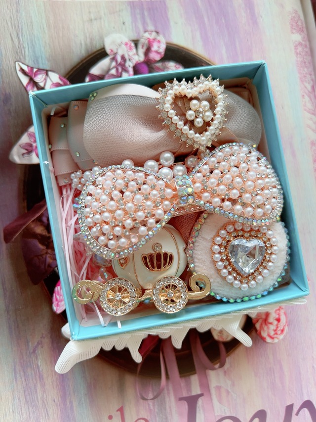 ＜one-off＞ビジューアクセテトリスBOX・ハート・