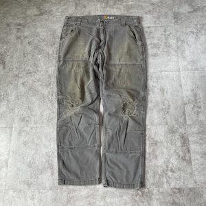 10s ニカラグア製 グレー ダブルニー Carhartt 36×30