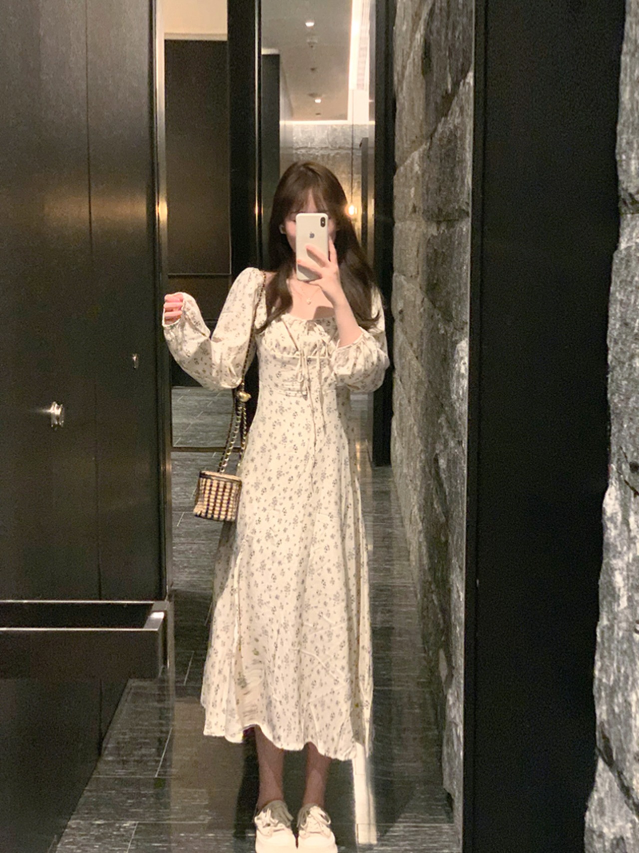 フローラルロングワンピース LK1027