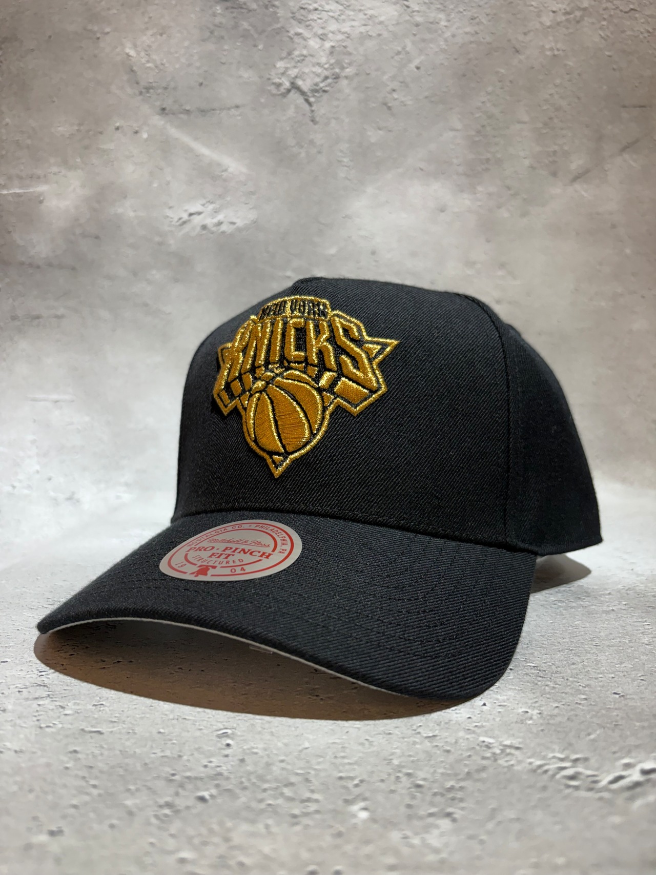 Mitchell＆Ness/ミッチェルアンドネス NBA ニューヨーク・ニックス キャップ ブラック