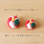 和紙小物/アクセサリー『練り切り 椿』