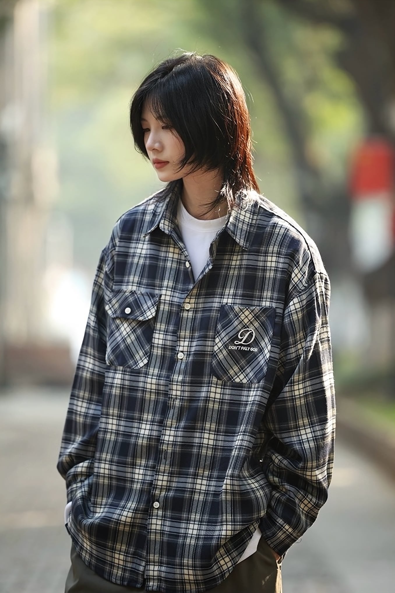 オーバーサイズチェックシャツ / Oversized Check Shirt