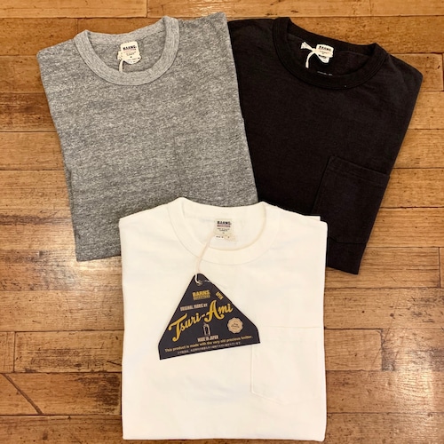 吊り編み クルーネック Tee / BARNS OUTFITTERS BR-11000