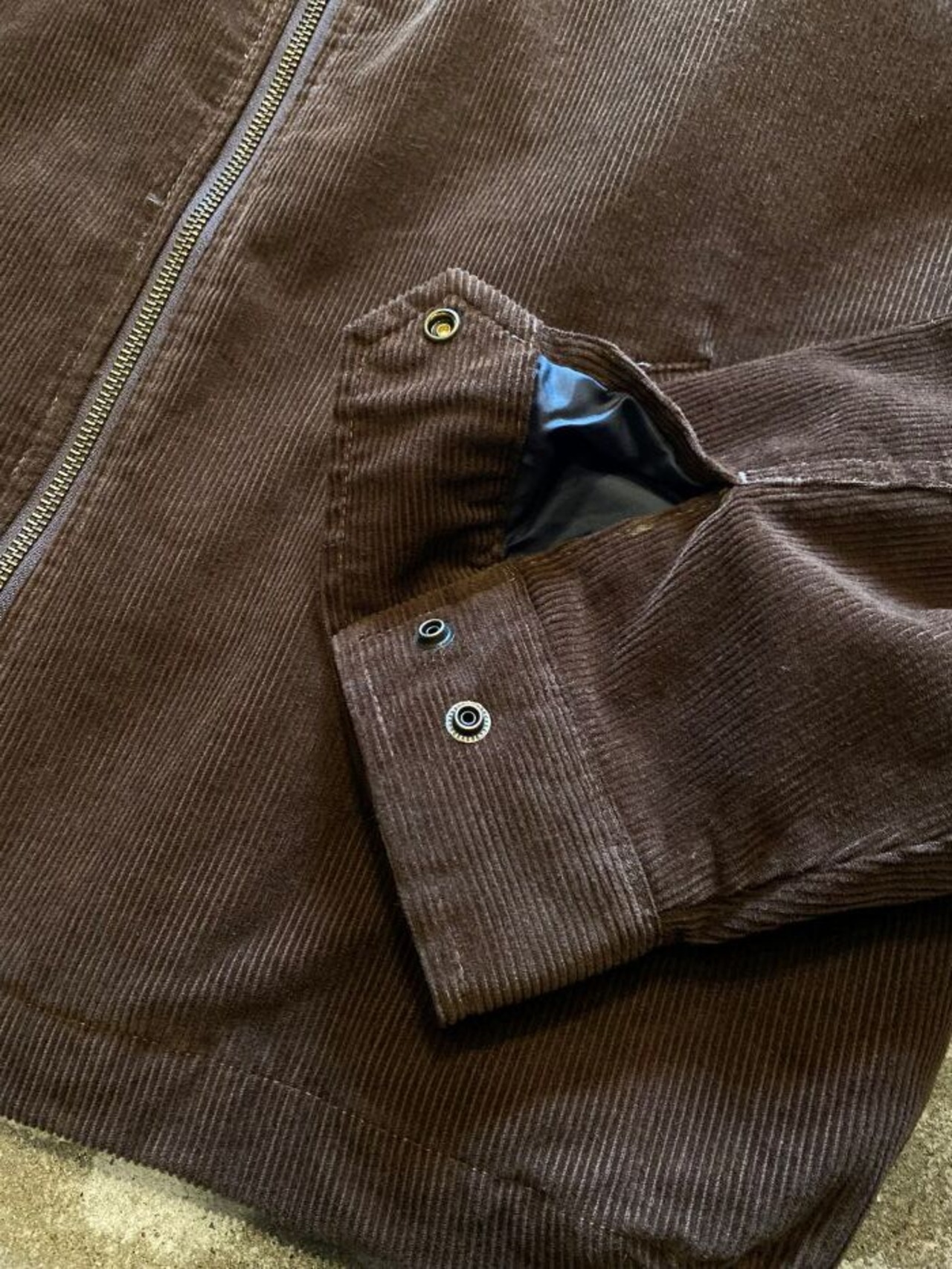 Power to the people / Corduroy zip up blouson-Tiger- / BROWN / コーデュロイ/ジャケット/スウィングトップ - 7