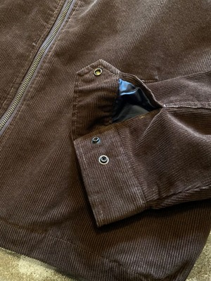 Power to the people / Corduroy zip up blouson-Tiger- / BROWN / コーデュロイ/ジャケット/スウィングトップ