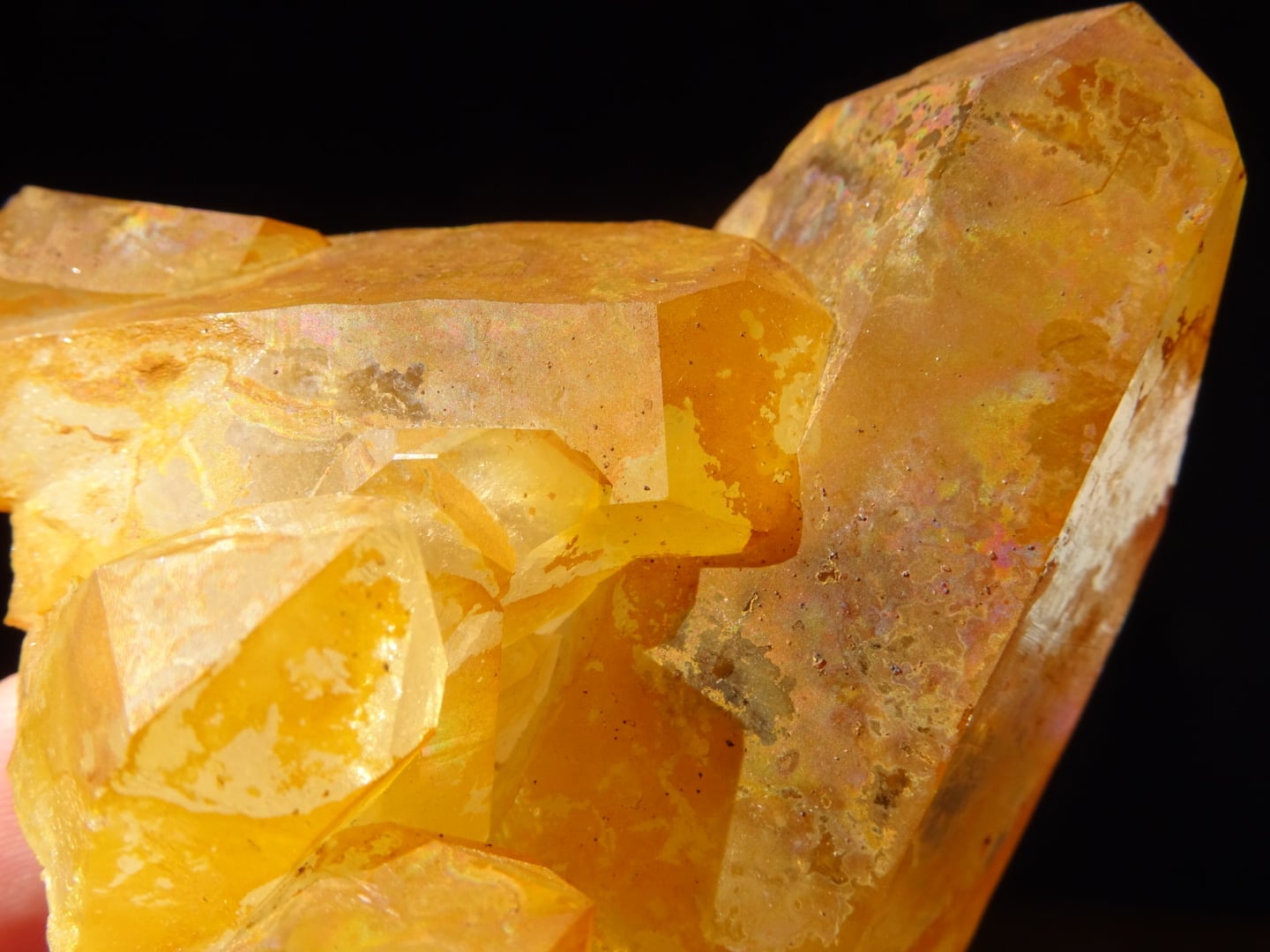 ソラリス・クォーツ」 天然レインボーオーラ＆ゴールデンヒーラー