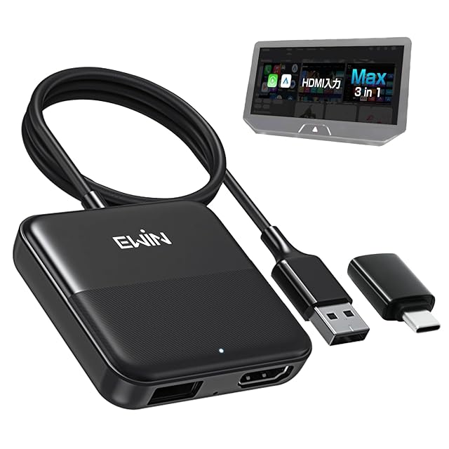 CarPlay & Android Auto ALL IN ONE 4K カープル モニター カー