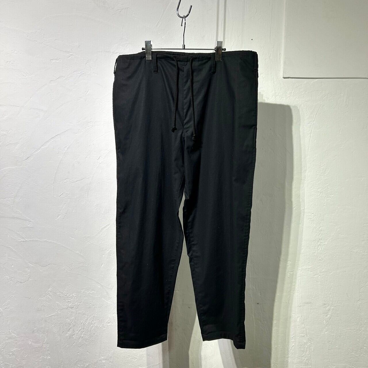 2018AW BLACK Scandal Yohji Yamamoto Cotton Wide Pants | VOLAR