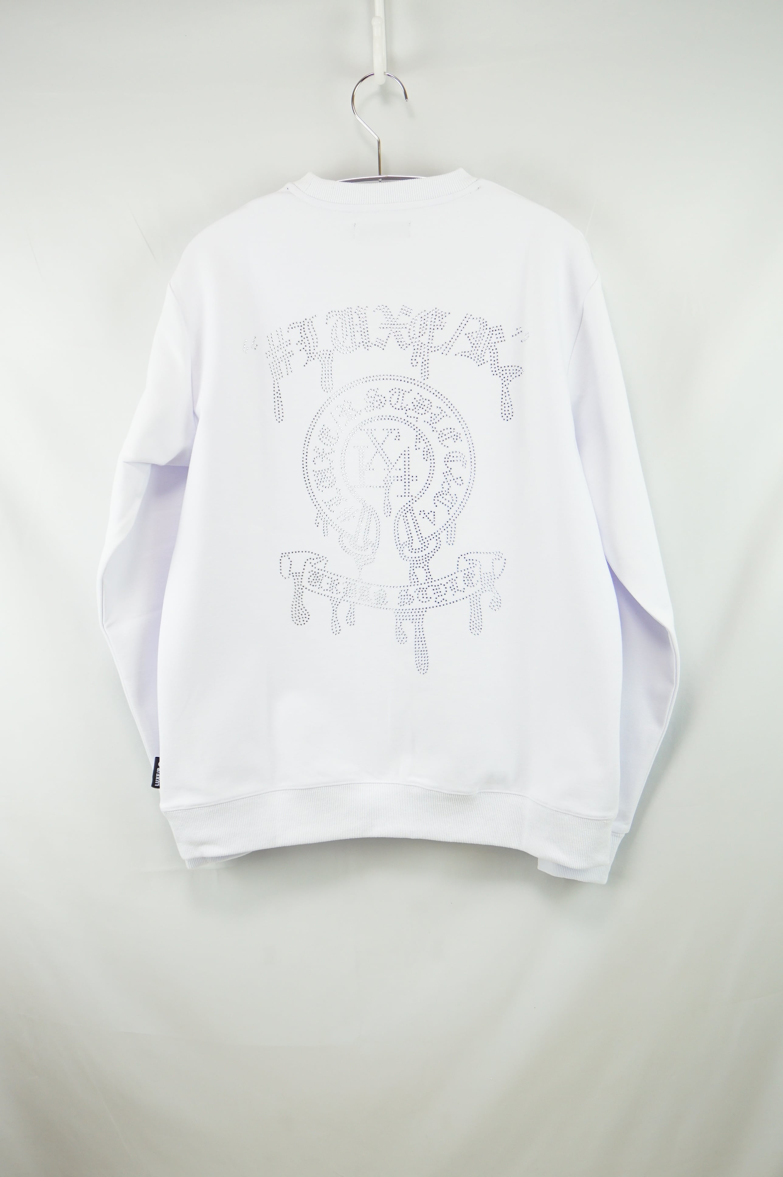 LUXE/R】46184 ストレッチポンチジャージ ラインストーン付き
