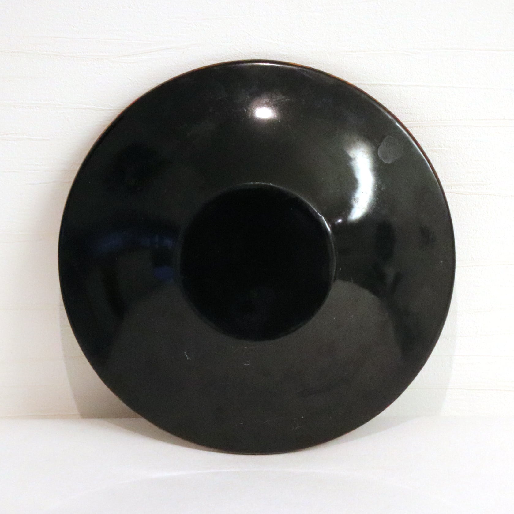 津軽塗（七々子塗）バカ塗り・茶托・急須台セット・No.200809-23・梱包
