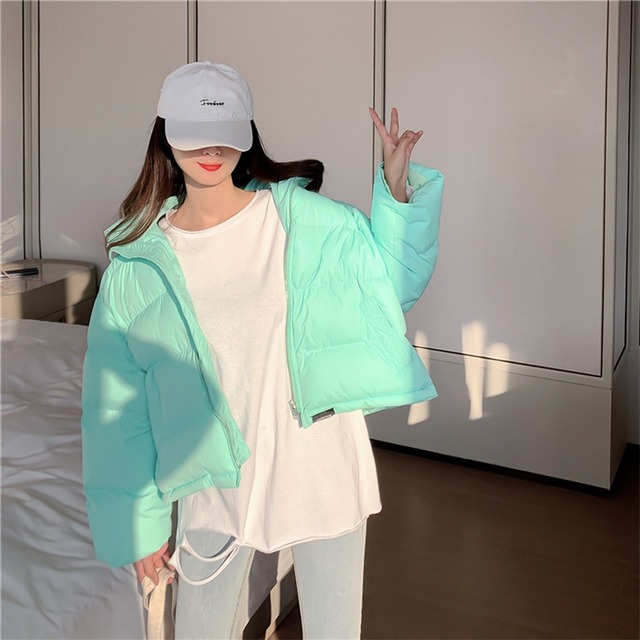 一つあれば多種多様に応じて大活躍!早い者勝ち 韓国 パンの服 コットンジャケット短いスタイル 怠惰な風
