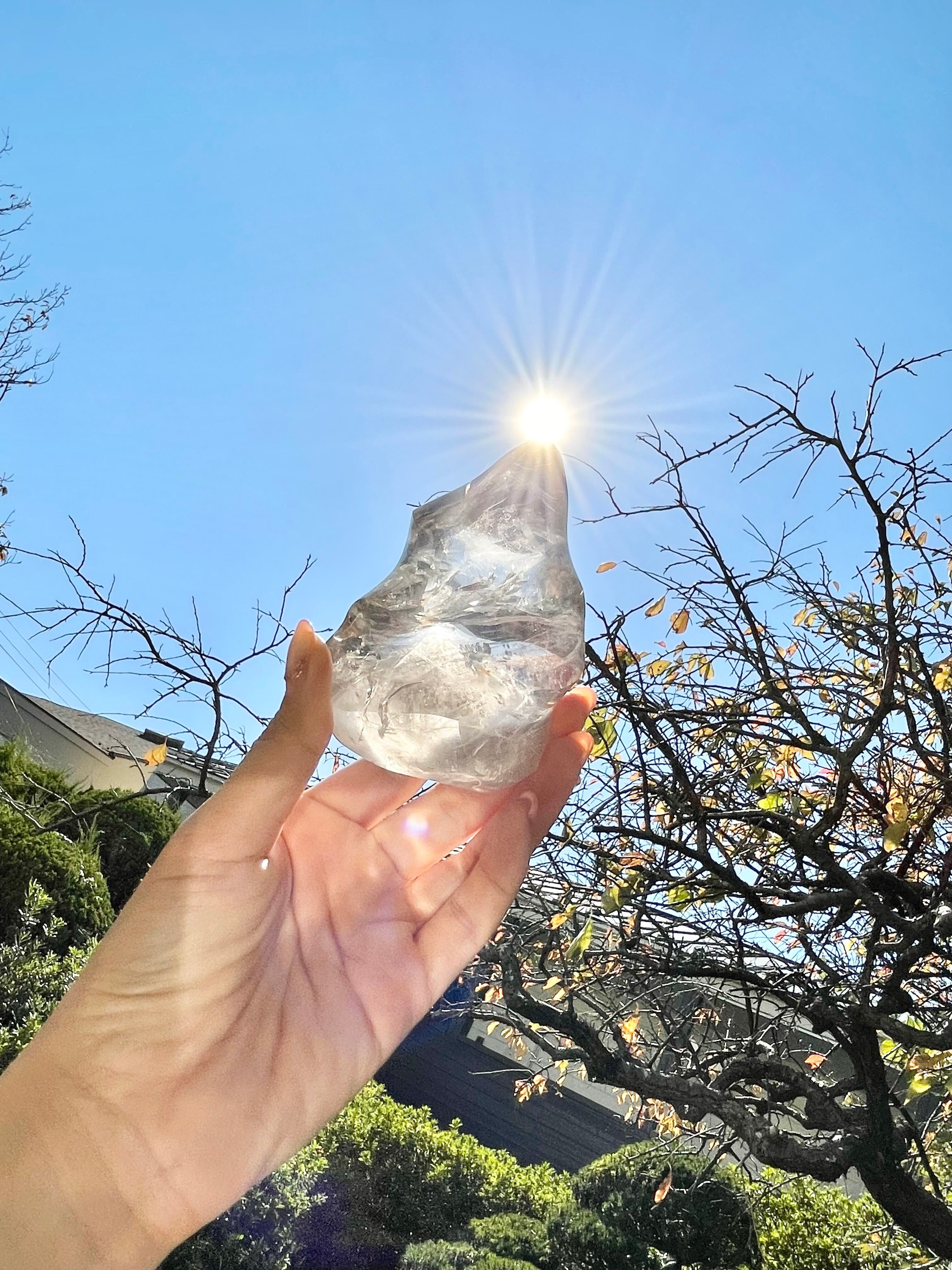 天然レインボークリスタルフレイム