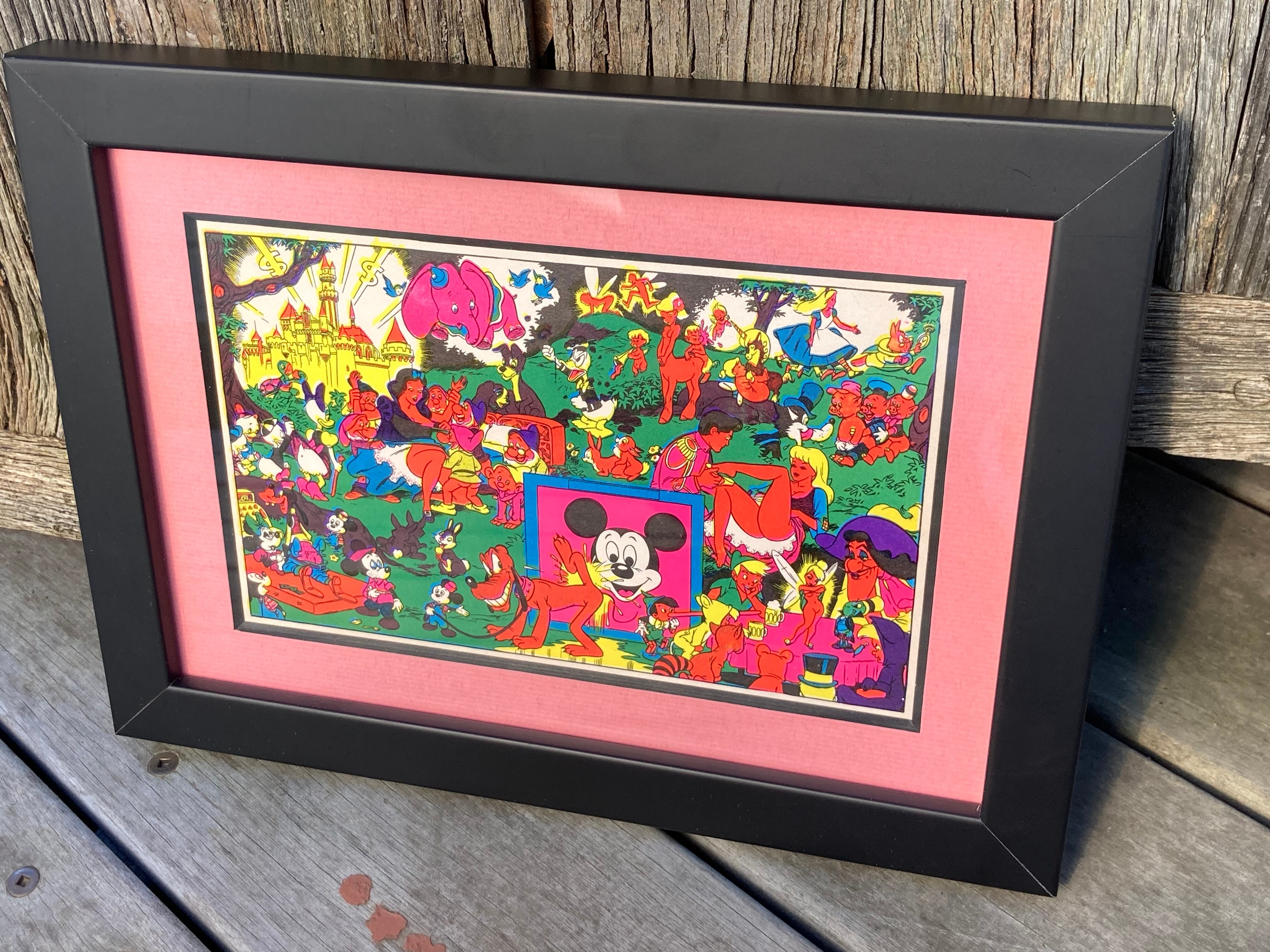 70s black light poster