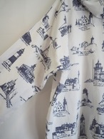 1990’s USA MICHIGAN RAG Co. Lighthouse Print Hooded Jacket／XL？
