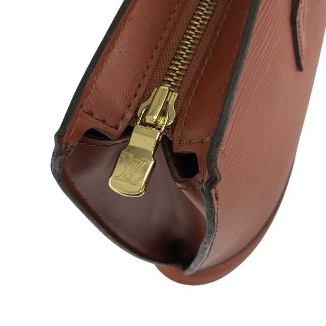 LOUIS VUITTON ルイヴィトン エピ トートバッグ ブラウン レザー サンジャック vintage ヴィンテージ オールド p6db2u