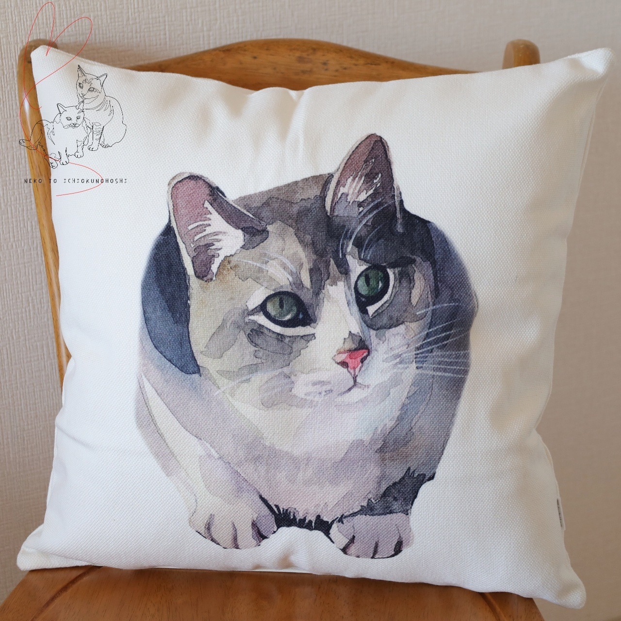 Jubilee 　クッションカバー GREY CAT