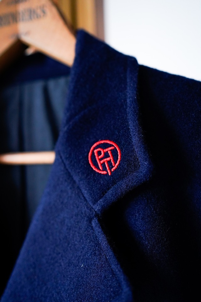 【1950-60s, Deadstock】"PTT" French Work Wool Tailored JKT/313m