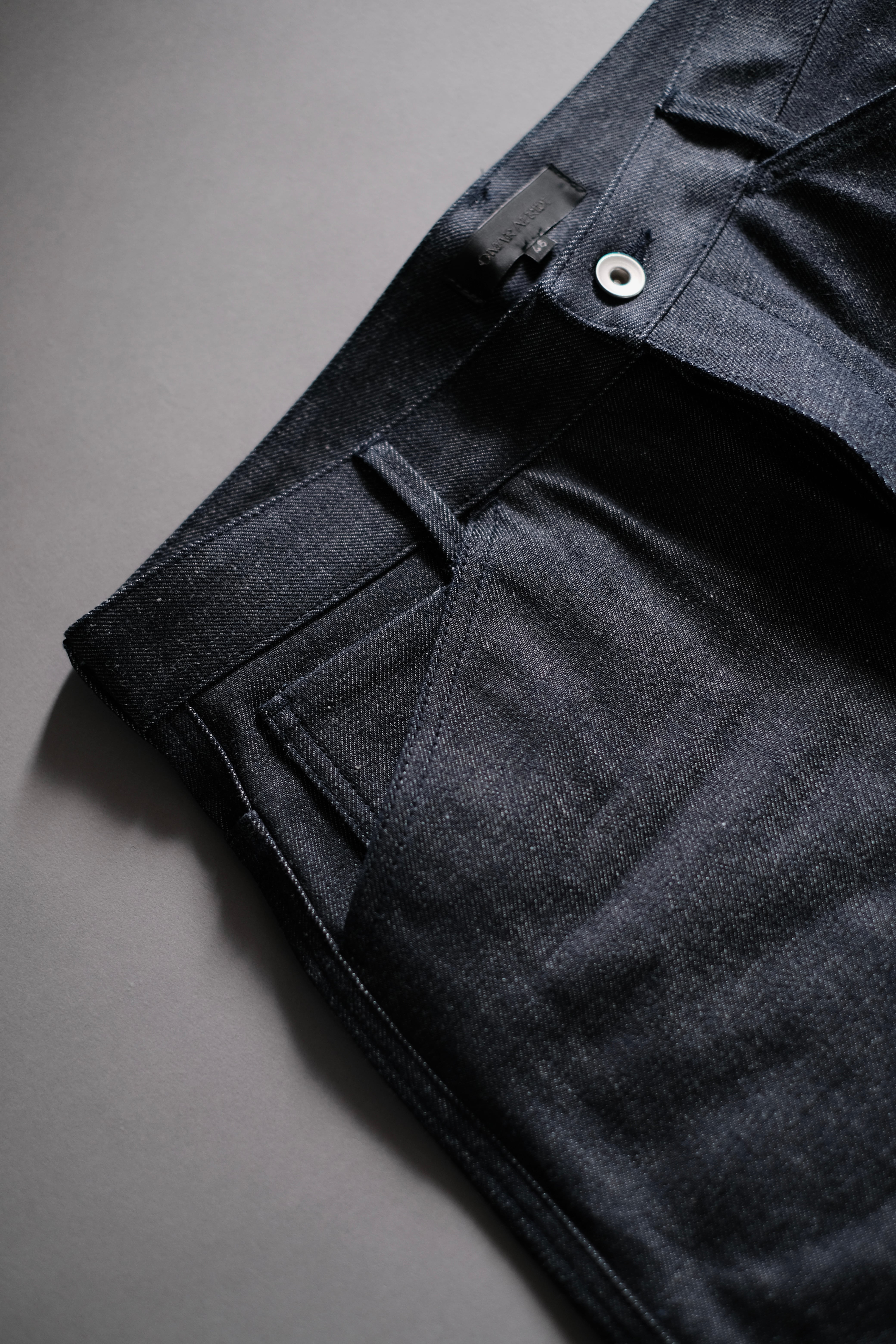 OMAR AFRIDI / 5PKT TROUSERS (RAW DENIM) | LIVING