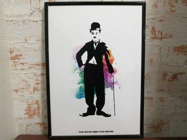 アートポスター おしゃれインテリア イラスト チャップリン F A M Design Shop アートポスター おしゃれインテリア イラスト チャップリン F A M Design Shop
