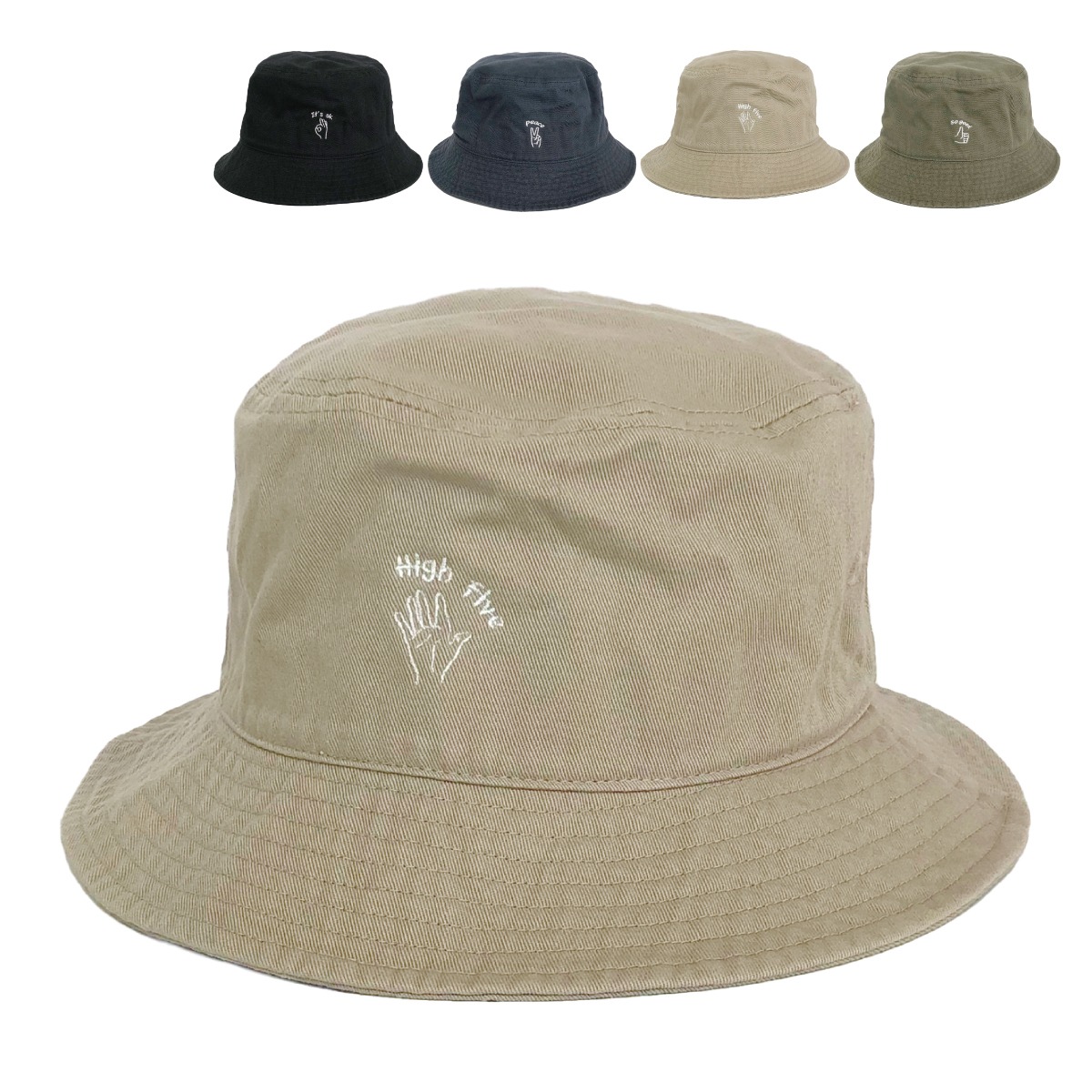 Hand Sign Bucket Hat（ハンドサインバケットハット）【bcl40507hs】 RU WEB MART