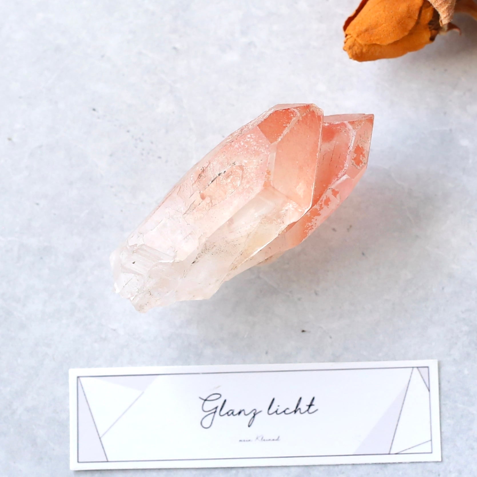 ツイン ディープピンクレムリアンシード 天然石 水晶 鉱物 一点物