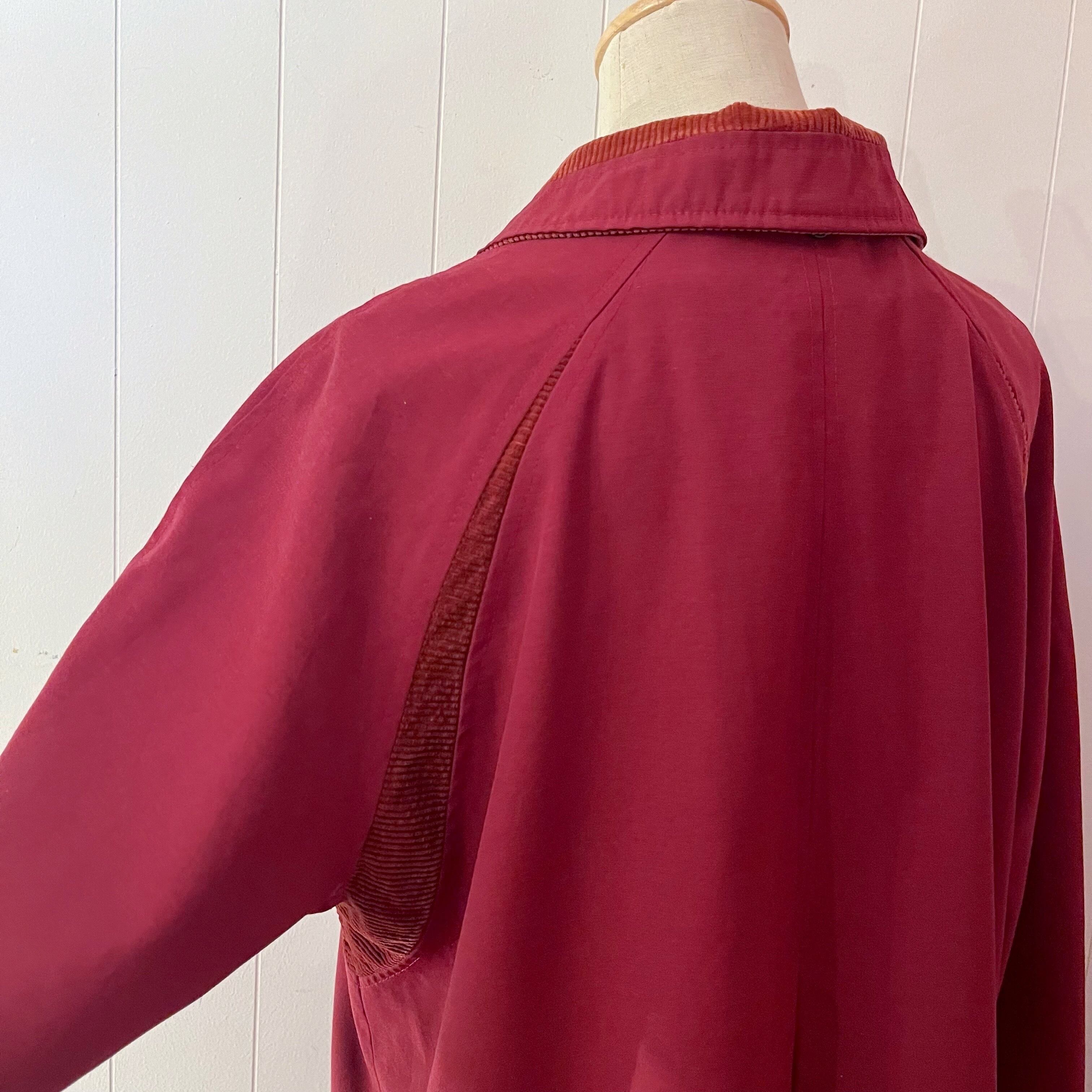 bordeaux check liner coat