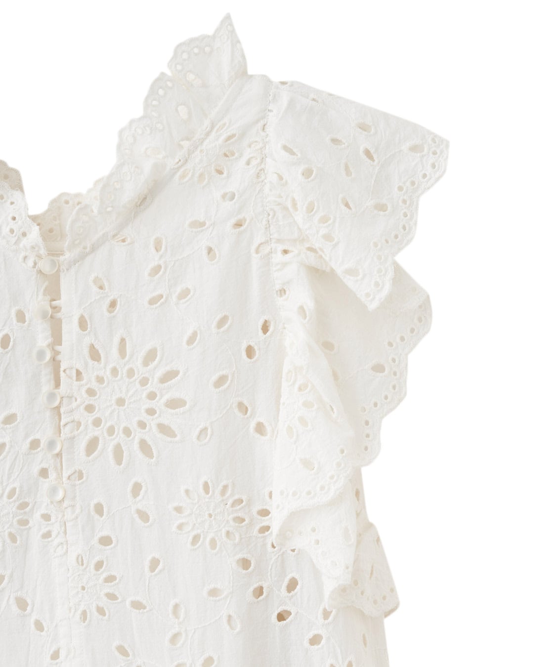 COCO DEAL/ココディール】エンブロイダリーティアードミニワンピース