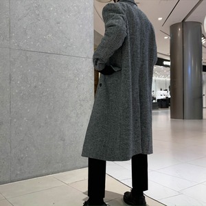 ヘリンボーンチェスターコート　MT0080008