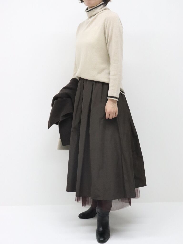 フィロカシミアラインニット(ベージュ)