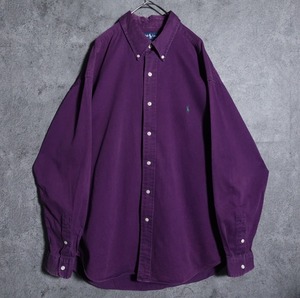 “Ralph Lauren” embroidery logo BD shirt