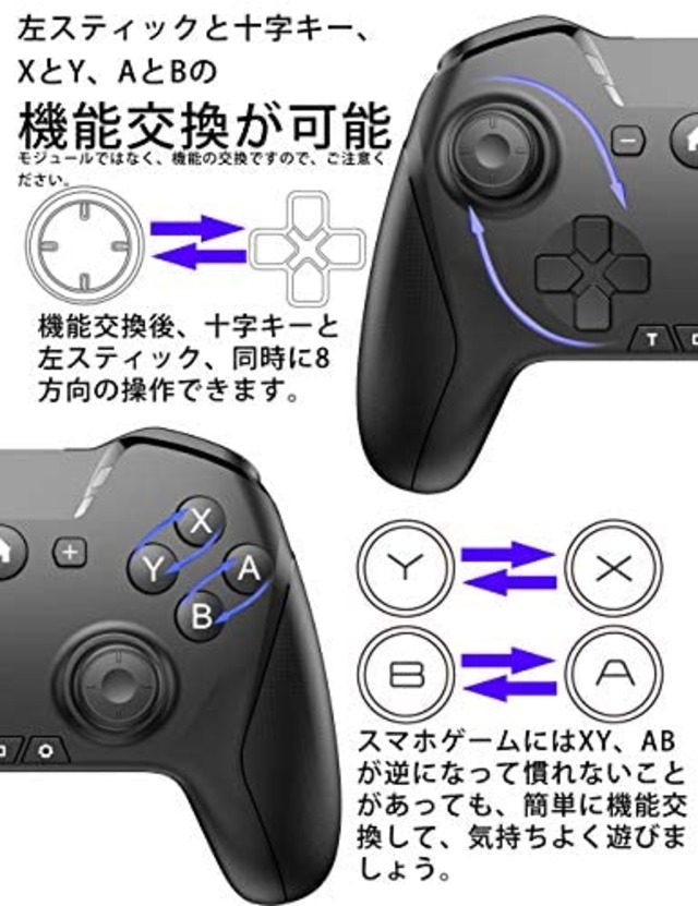 Jpcs Cowbox プロ コントローラー スイッチ ライト Switch Lite Switch Pro Iphone Ipad Ios13 14 スマホ Android Pc 30秒操作完全真似 背面 ボタン 付き Cowbox 年12月最新機種 連射 マイクラ 原神 コントローラー Mfi プロ ワイヤレスコントローラー Ios14