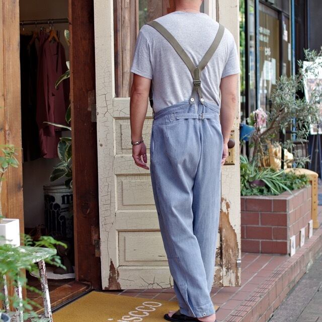 1950s Swiss Army Denim Over-Pants / スイス軍 ヴィンテージ