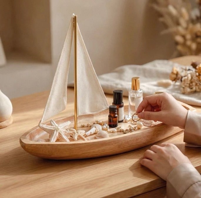 【4月新作アイテム】ship desigh accessory display船のデザインのアクセサリーディスプレイ