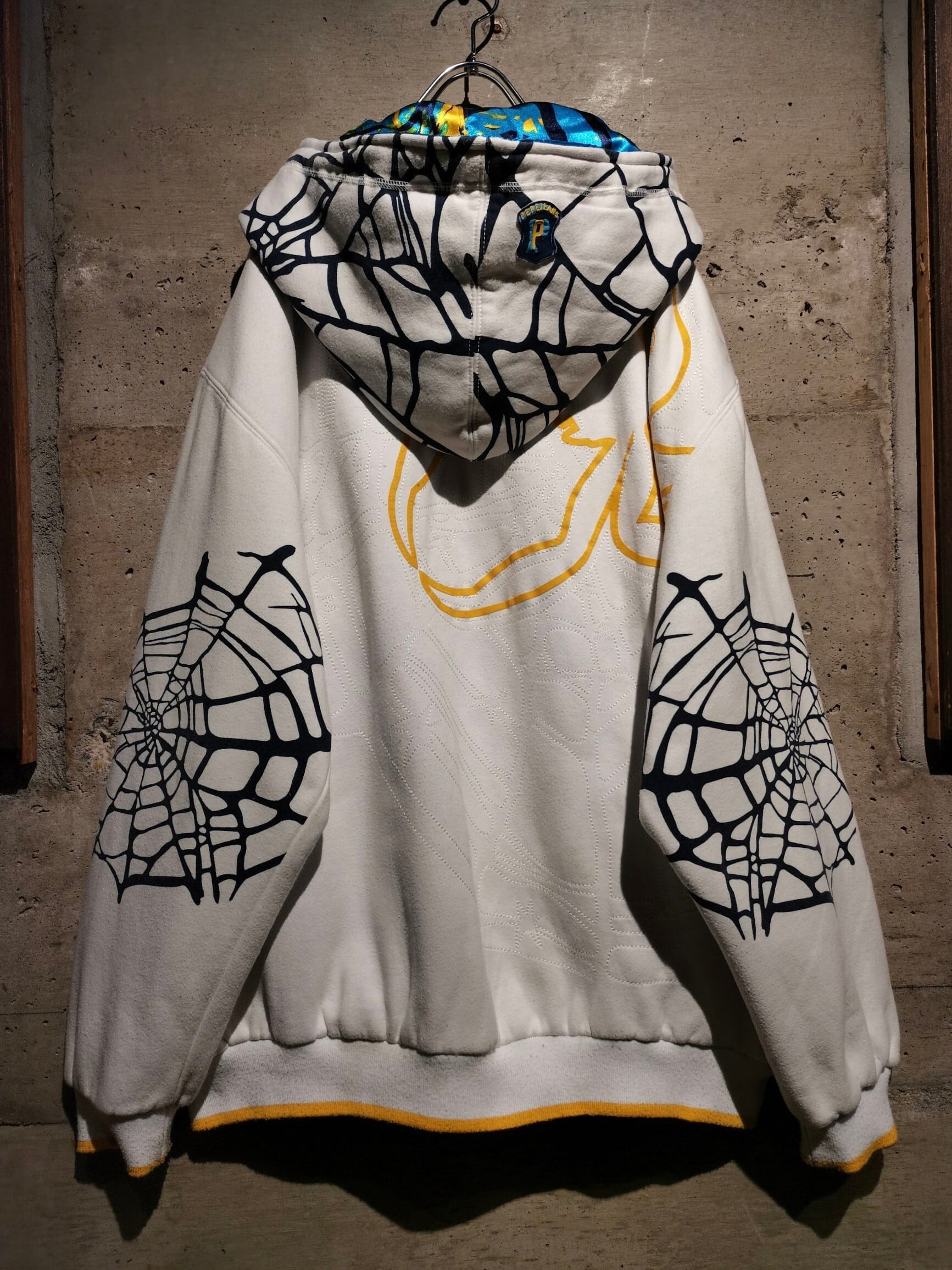 Caka】“PEPE JEANS” Reversible Spider Pattern Vintage Loose Zipup