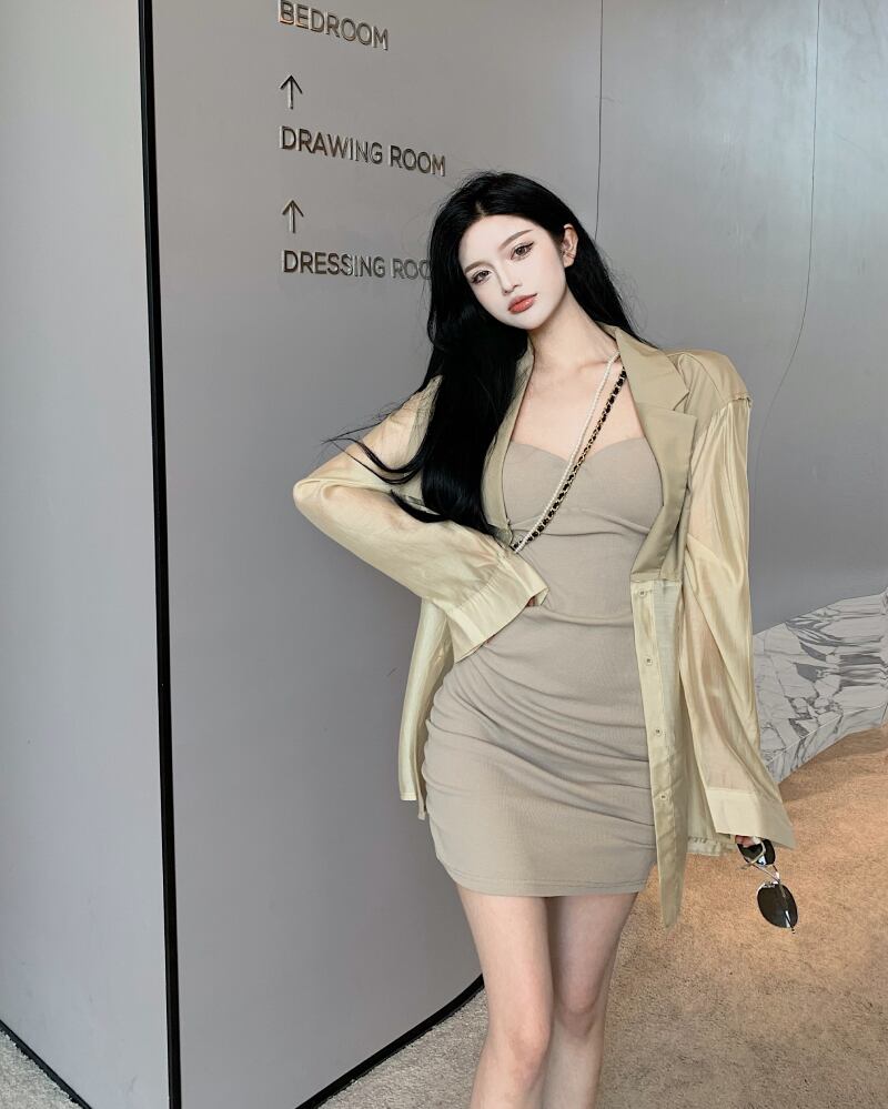 ドレス ウェストスカート サマー 夏物 ヨーロピアン ブラックストロベリース42240320121