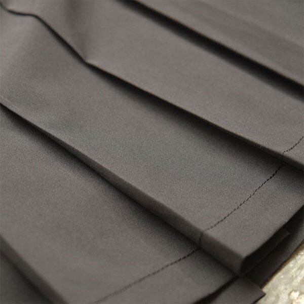 ranor(ラナー) PLEATS SKIRT (WITH INNER) BLACK | play field mountain