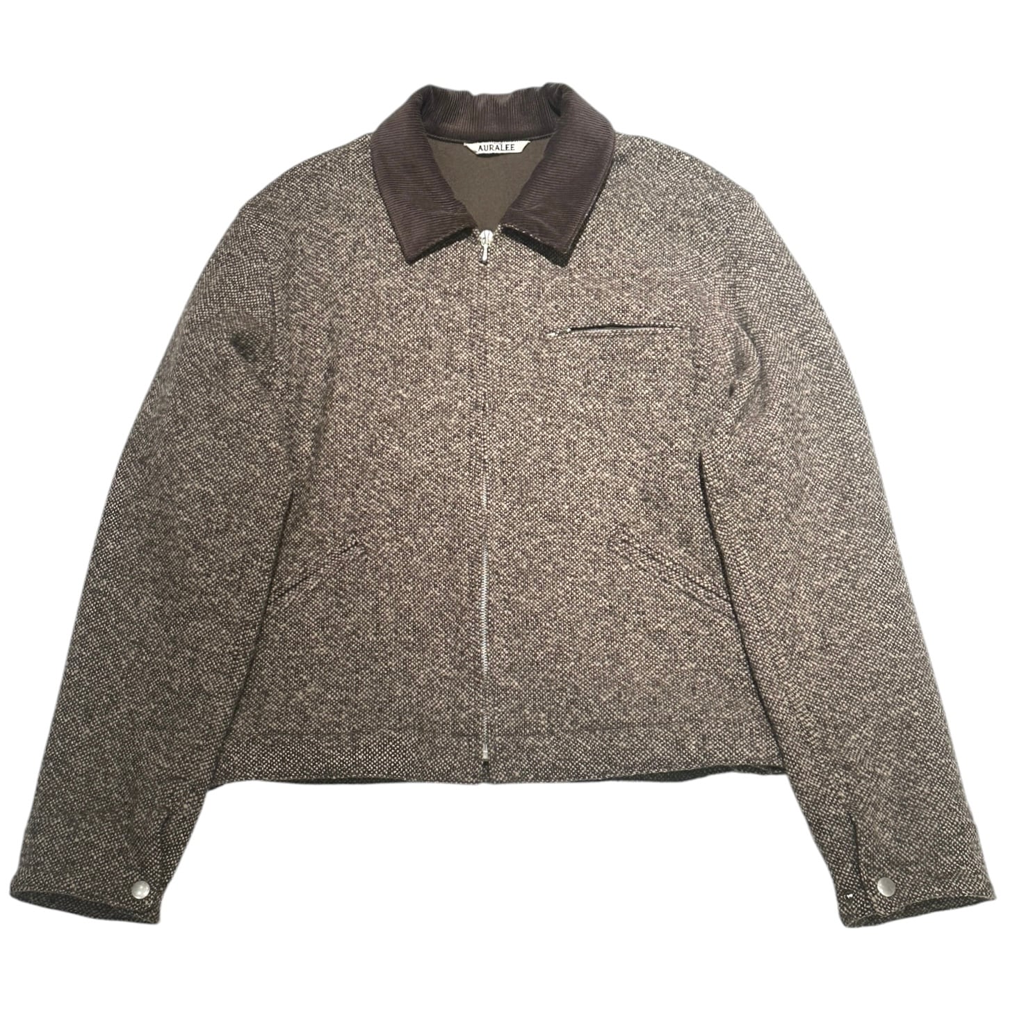 AURALEE  [HOMESPUN TWEED ZIP BLOUSON]