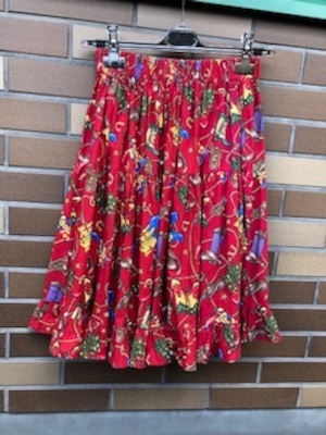 Vintage　ウェスタンブーツプリントスカート