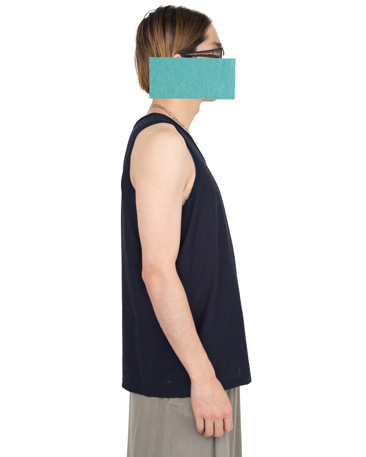 m's braque "TANK TOP〔NAVY jersey〕"